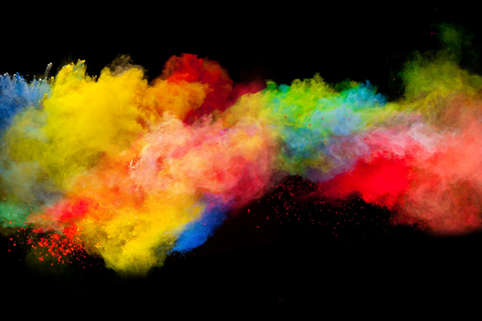 An explosion of color (processing)